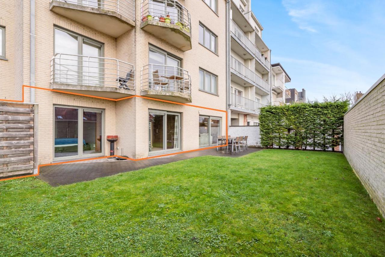 Luxury Apartment With Garden Close To The Beach Oostende Eksteriør billede